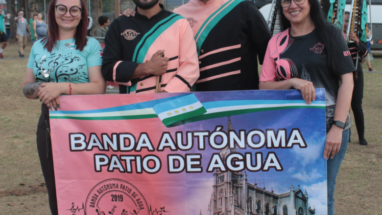 Banda Autónoma de Patio de Agua se lució en competencia de bandas y ganó el primer lugar