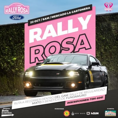 Rally Rosa Ford se une a la lucha contra el cáncer de mama