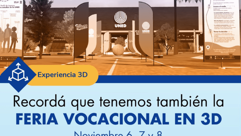 UNED lanza Feria Vocacional 2024 con recorrido virtual 3D