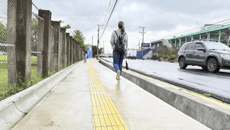 Tibás con aceras más inclusivas