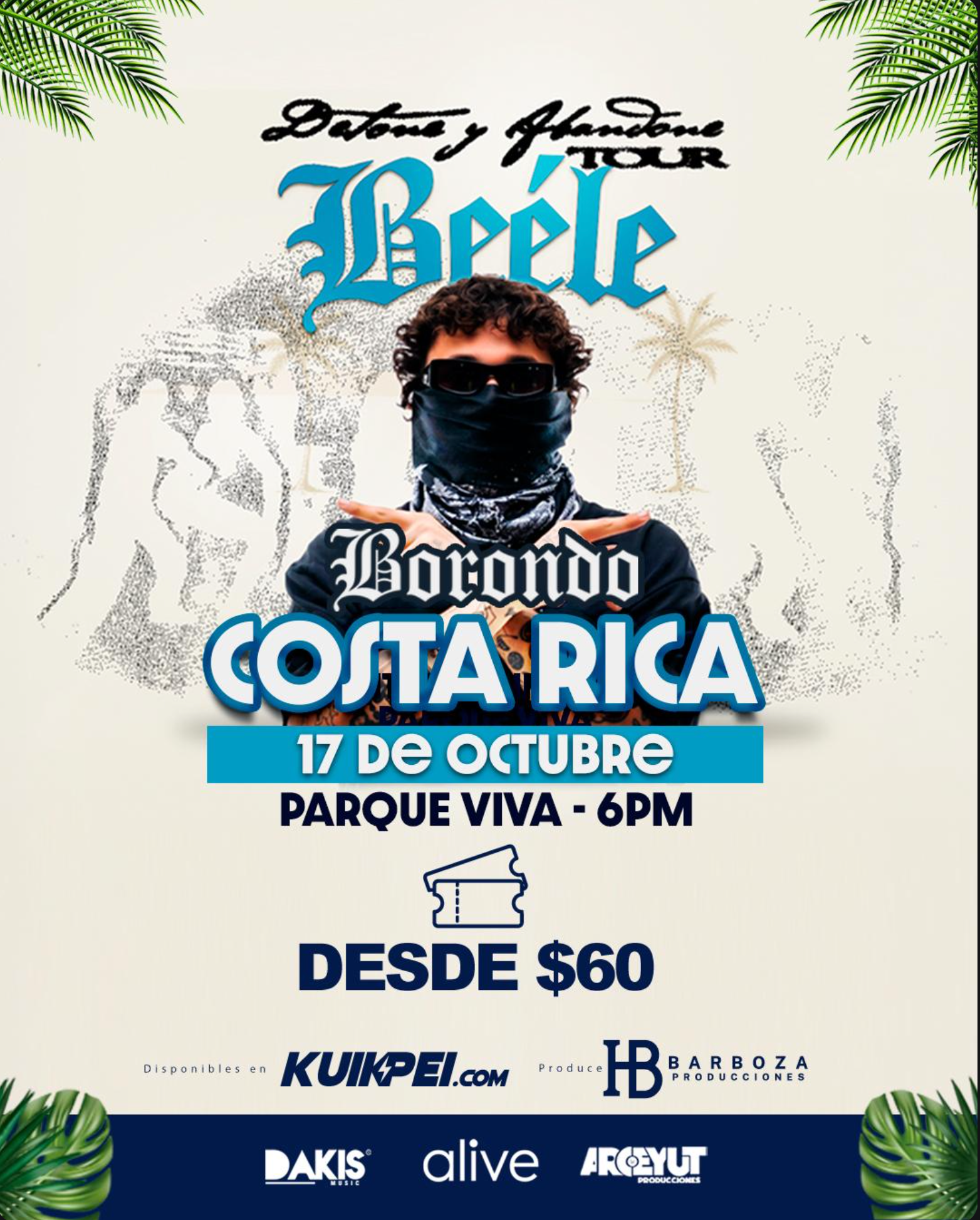 ¡ENTRADAS PARA EL CONCIERTO DE BEÉLE EN COSTA RICA YA ESTÁN A LA VENTA!