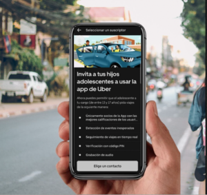 UBER TEENS INCORPORA VIDEO EN VIVO PARA QUE PADRES Y TUTORES PUEDAN VER LOS VIAJES DE SUS ADOLESCENTES
